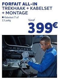 Forfait all-in trekhaak + kabelset + montage-Huismerk - Auto 5 