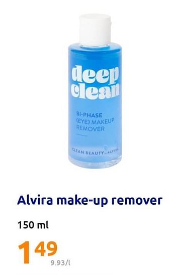 Promoties Alvira make-up remover - Alvira - Geldig van 10/05/2023 tot 16/05/2023 bij Action