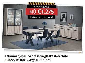 Promotions Eetkamer jasmund - Produit Maison - Ygo - Valide de 10/05/2023 à 31/05/2023 chez Ygo