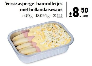 Promoties Verse asperge-hamrolletjes met hollandaisesaus - Huismerk - Buurtslagers - Geldig van 14/04/2023 tot 08/06/2023 bij Buurtslagers