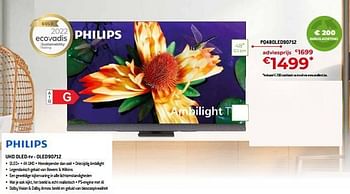 Promoties Philips uhd oled-tv pq48oled90712 - Philips - Geldig van 05/05/2023 tot 03/06/2023 bij Exellent