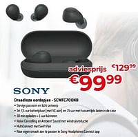 Promoties Sony draadloze oordopjes - scwfc700nb - Sony - Geldig van 05/05/2023 tot 03/06/2023 bij Exellent