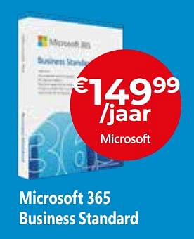 Promotions Microsoft 365 business standard - Microsoft - Valide de 05/05/2023 à 03/06/2023 chez Exellent