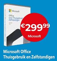 Promoties Microsoft office thuisgebruik en zelfstandigen - Microsoft - Geldig van 05/05/2023 tot 03/06/2023 bij Exellent