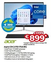 Promoties Acer aspire c24 1750 i7516 be - Acer - Geldig van 05/05/2023 tot 03/06/2023 bij Exellent