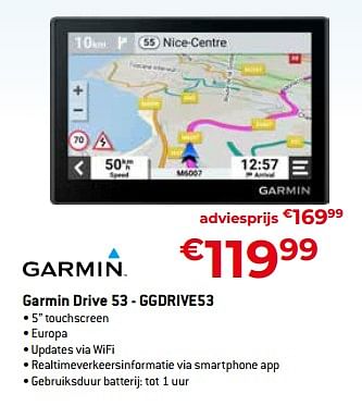 Promoties Garmin drive 53 - ggdrive53 - Garmin - Geldig van 05/05/2023 tot 03/06/2023 bij Exellent