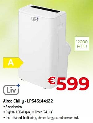Promoties Liv+ airco chilly - lp545144122 - LIV - Geldig van 05/05/2023 tot 03/06/2023 bij Exellent