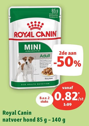 Promoties Royal canin natvoer hond - Royal Canin - Geldig van 15/05/2023 tot 20/05/2023 bij Maxi Zoo