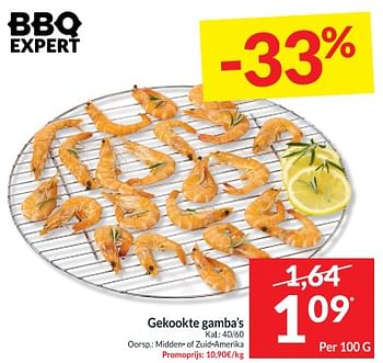 Promoties Gekookte gamba`s - Huismerk - Intermarche - Geldig van 16/05/2023 tot 21/05/2023 bij Intermarche