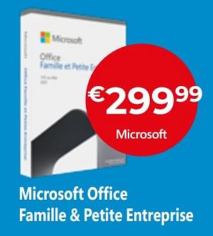 Promoties Microsoft office famille + petite entreprise - Microsoft - Geldig van 05/05/2023 tot 03/06/2023 bij Exellent