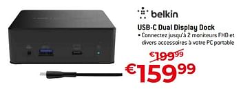 Promotions Usb-c dual display dock - BELKIN - Valide de 05/05/2023 à 03/06/2023 chez Exellent
