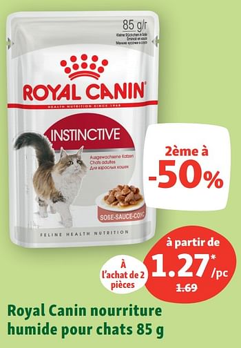 Promotions Royal canin nourriture humide pour chats - Royal Canin - Valide de 15/05/2023 à 20/05/2023 chez Maxi Zoo