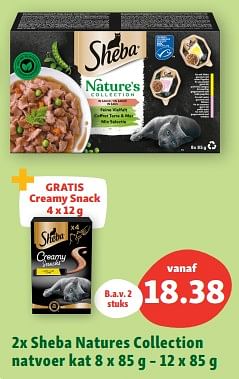 Promotions 2x sheba natures collection natvoer kat - Sheba - Valide de 30/05/2023 à 03/06/2023 chez Maxi Zoo