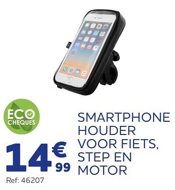 Promoties Smartphone houder voor fiets step en motor - Huismerk - Auto 5  - Geldig van 11/05/2023 tot 31/03/2024 bij Auto 5