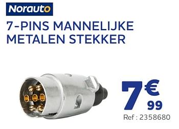 Promoties 7-pins mannelijke metalen stekker - Norauto - Geldig van 11/05/2023 tot 31/03/2024 bij Auto 5
