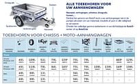 Toebehoren voor chassis + moto-aanhangwagen-Huismerk - Auto 5 