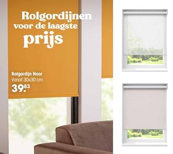 Promoties Rolgordijn noor - Huismerk - Kwantum - Geldig van 22/05/2023 tot 18/06/2023 bij Kwantum