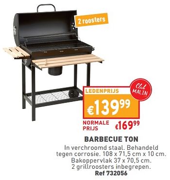Promoties Barbecue ton - Huismerk - Trafic  - Geldig van 17/05/2023 tot 29/05/2023 bij Trafic