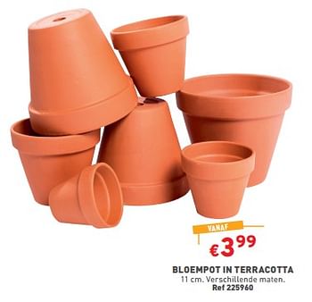 Promoties Bloempot in terracotta - Huismerk - Trafic  - Geldig van 17/05/2023 tot 29/05/2023 bij Trafic