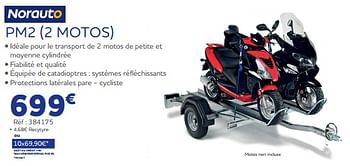 Promoties Pm2 2 motos - Norauto - Geldig van 11/05/2023 tot 31/03/2024 bij Auto 5