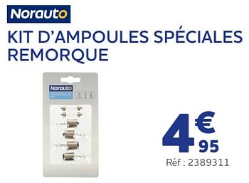 Promoties Kit d’ampoules spéciales remorque - Norauto - Geldig van 11/05/2023 tot 31/03/2024 bij Auto 5