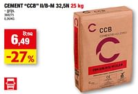 Cement ccb ii-b-m 32,5n-Huismerk - Hubo 