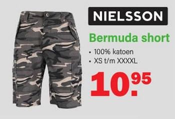 Promoties Bermuda short - Nielsson - Geldig van 15/05/2023 tot 03/06/2023 bij Van Cranenbroek