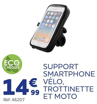 Promoties Support smartphone vélo, trottinette et moto - Huismerk - Auto 5  - Geldig van 11/05/2023 tot 31/03/2024 bij Auto 5