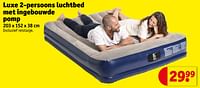 Luxe 2-persoons luchtbed met ingebouwde pomp-Huismerk - Kruidvat