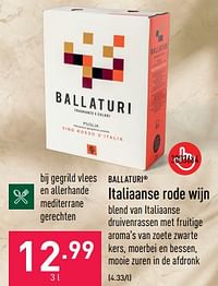 Italiaanse rode wijn-Rode wijnen