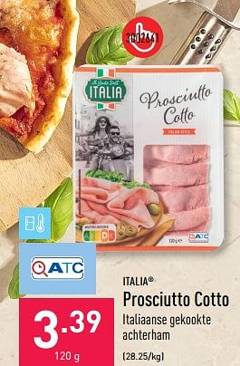 Promoties Prosciutto cotto - ITALIA  - Geldig van 22/05/2023 tot 02/06/2023 bij Aldi