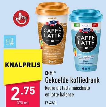 Promoties Gekoelde koffiedrank - Emmi - Geldig van 26/05/2023 tot 02/06/2023 bij Aldi