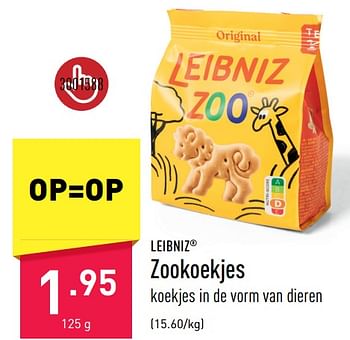 Promoties Zookoekjes - Leibniz - Geldig van 26/05/2023 tot 02/06/2023 bij Aldi
