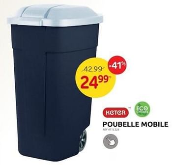 Promoties Poubelle mobile - Keter - Geldig van 17/05/2023 tot 29/05/2023 bij Brico