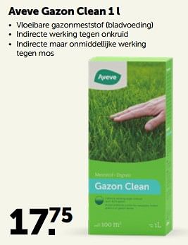Promoties Aveve gazon clean - Huismerk - Aveve - Geldig van 22/05/2023 tot 04/06/2023 bij Aveve
