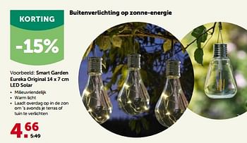 Promoties Smart garden eureka original led solar - Smart garden - Geldig van 22/05/2023 tot 04/06/2023 bij Aveve