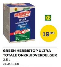 Green herbistop ultra totale onkruidverdelger-KB
