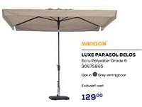 Luxe parasol delos-Madison