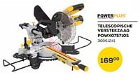 Powerplus telescopische verstekzaag powx075710s-Powerplus