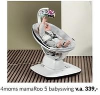 Promoties 4moms mamaroo 5 babyswing - 4Moms - Geldig van 13/05/2023 tot 12/06/2023 bij BabyPark