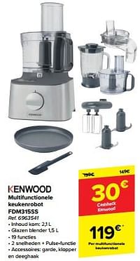 Kenwood multifunctionele keukenrobot fdm315ss-Kenwood