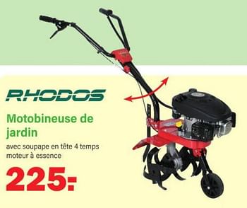 Promotions Motobineuse de jardin - Rhodos - Valide de 15/05/2023 à 03/06/2023 chez Van Cranenbroek