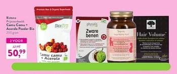 Promoties Camu camu + acerola poeder bio - Biotona - Geldig van 15/05/2023 tot 11/06/2023 bij Holland & Barret