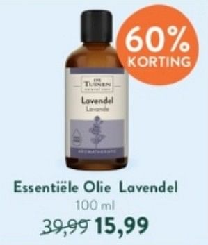 Promoties Essentiële olie lavendel - De Tuinen - Geldig van 15/05/2023 tot 11/06/2023 bij Holland & Barret