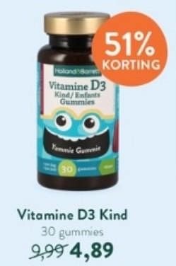 Promoties Vitamine d3 kind - Huismerk - Holland & Barrett - Geldig van 15/05/2023 tot 11/06/2023 bij Holland & Barret