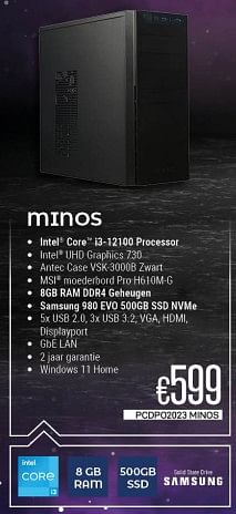 Promoties Pointer systems minos - Pointer Systems - Geldig van 01/05/2023 tot 31/05/2023 bij Compudeals