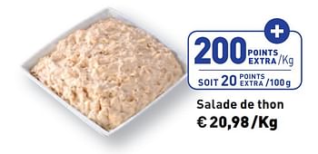 Promotions Salade de thon - Produit maison - Renmans - Valide de 19/05/2023 à 25/05/2023 chez Renmans