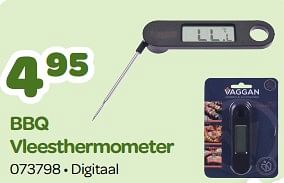 Promoties Bbq vleesthermometer - Vaggan - Geldig van 15/05/2023 tot 24/06/2023 bij Happyland