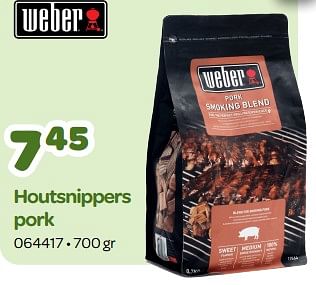 Promotions Houtsnippers pork - Weber - Valide de 15/05/2023 à 24/06/2023 chez Happyland