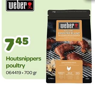 Promoties Houtsnippers poultry - Weber - Geldig van 15/05/2023 tot 24/06/2023 bij Happyland